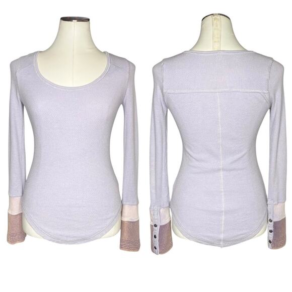 Free People Sunnie Valley Cuff Thermal Top size Small - Picture 10 of 10